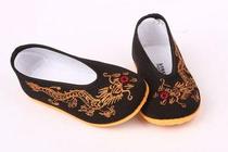 Old Beijing cloth shoes Boys shoes Children embroidery cloth shoes Baby non-slip soft sole single shoes Kindergarten costume performance shoes