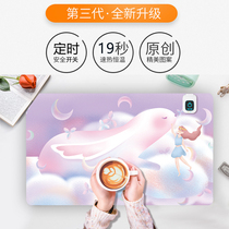 Original warm table mat heating mouse pad over large warm hand warm custom winter table pad electric heating office constant temperature pad