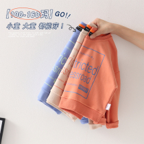 Childrens foreign air sweatshirt spring autumn season 2022 new girl blouses girl blouses boy hit undershirt baby long sleeve t-shirt