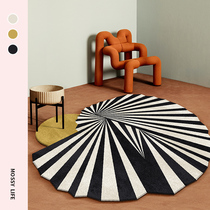 Moxi original design round carpet irregular creative fashion living room coffee table mat Cloakroom bedroom bedside blanket