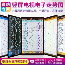 Lottery station electronic trend chart display vertical screen Sports color 11选5福彩快3电子走势图 TV