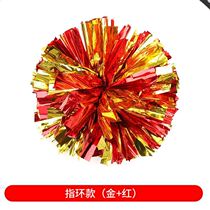 Decorative folk dance cheerleader props students pull flower performance plastic matte dance girl hand flower performance 45