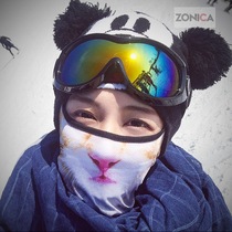 Ski glasses Mens and womens double anti-fog Cocker myopia adult childrens snow wind goggles Ski equipment