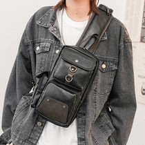 Shoulder Bag chest Bag Mens shoulder bag crossbody new new Korean leisure fashion brand running Bag Mens bag backpack tide bag