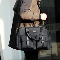 Artisan incense 2021 new fashion brand one shoulder oblique cross-bag mens multi-function handbag fashion casual briefcase