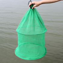 Zhiyi fish protection quick-drying anti-hanging thickened feeding fish net box fishing gear woven fishing net