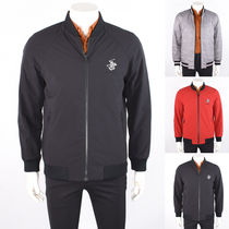 Beverly Paul 20 years counter men's fall winter new double-sided wear fashion baseball collar cotton-padded jacket