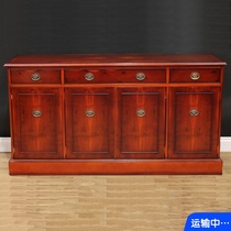 Old Western European antique furniture British imported storage sideboard Shanghai style used solid wood cabinets