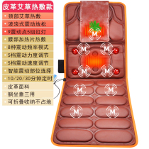 Classic Warm moxibustion massage mattress home massager kneading massage multifunctional vibration electric waist airbag elderly
