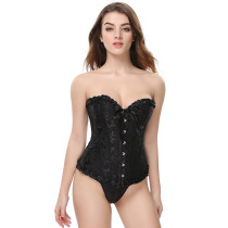 European and American sexy bunches suit palace waistcoat waistcoat waistcoat with big code CD pseudo-pussy-changing dress binding strap waist