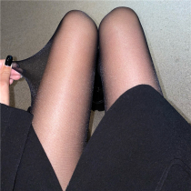 Sexy black silk 2021 new spring and autumn pantyhose microflash transparent pearlescent socks thin silk stockings light leg socks