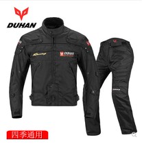  Doohan protective black oxford cloth jacket motorcycle motorcycle riding casual racing suit retro windproof breathable rainproof