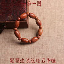 One thing and one picture Surabaya Bianstone Bracelet Authentic Shandong Fugui Red Bianstone Waves Beaded Bracelet 2
