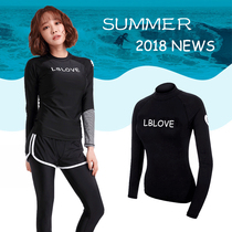 Wetsuit female thin split long sleeve trousers Swimsuit sunscreen quick-drying jellyfish suit Snorkeling suit Hot spring fake two pants