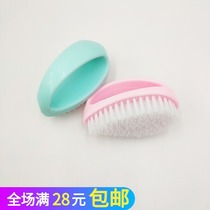 Colorful plastic cleaning brush shoe brush multifunctional soft belt handle bathroom cleaning brush color random