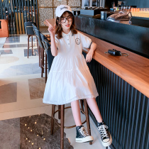 Girl dress summer childrens princess skirt Yang Qi Net red 2021 New Korean childrens clothing girl Summer