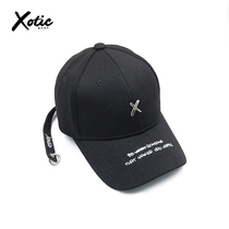 Xotic Official Happy Duck Tongue Cap Woman Spring Summer Yang Purple Shade Sun Protection Original Embroidered Baseball Cap Male Long Belt