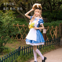 Alice in Wonderland cos costume Lolita maid costume cafe cute maid costume cosplay performance costume