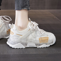 Old Daddy Shoes 2022 Spring New 100 Hitch A Little White Sports Casual Shoes 100 Hitch Red Women Shoes Ins