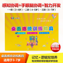 3-7-year-old childrens desktop sensory teaching aids concentration training teaching aids graphics sensory integration thinking training sensory integration