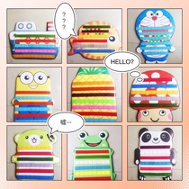 Kindergarten morning check card childrens attendance card PU software morning bag kindergarten special supplies