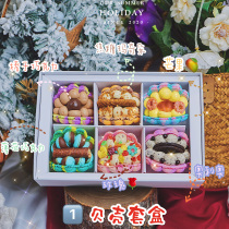 Dreamer Korean fat macaron afternoon tea dessert low sugar Net red snack dessert gift box set