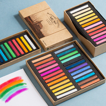 Marley color chalk 48 color 36 color 24 toner hand drawn professional painting art supplies tools beginners set