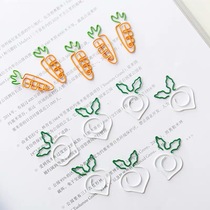 Creative bookmark paper clip paper clip simple book clip metal cute shape student office message cartoon clip
