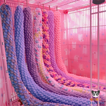 Candy Sea honey-skid climbing rope nibbling toy squirrel honey-ladger staircase swing hand-woven rope