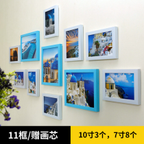 Simple modern photo wall decoration non-perforated creative living room photo wall Nordic frame wall dining room wall combination