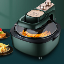 Air fryer Household non-stick liner 6L large capacity French fries machine Visual clamshell electric fryer fume-free oven
