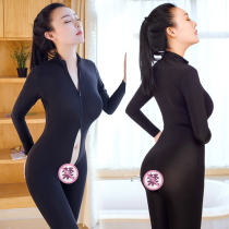 Female lingerie uniform temptation sexy teasing pajamas open file free of one-piece clothing passion set Hot flirting