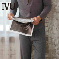 Anlifangs IVU mens gig-bird-style home sleeping pants drawing rope lace long pants UL0129
