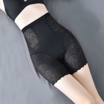 Lace High waist collection Pants Woman Flat Feet Beauty Body Lift Hip-shaped Hip Anti-curl Safety Pants Lace Bottom Pants