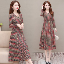 Mrs. Gui aged dress middle-aged mother young temperament thin belly a skirt 2021 Spring and Autumn New
