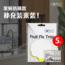 EXPEST fruit fly trap stick household fly artifact sweep away the kitchen small flying insect refill