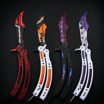 Butterfly training knife training knife unopened blade folding practice portable comb novice knife