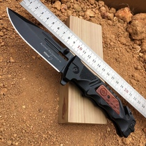  Outdoor heavy folding knife Swiss sergeant knife self-defense cold weapon knife blade saber knife sharp portable knife