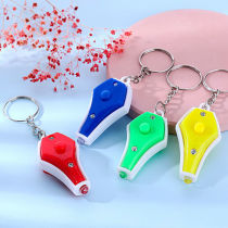 Portable purple light banknote detector UV banknote detector Miniature flashlight Fluorescent banknote detector Girl keychain