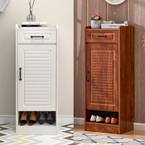 Shoe cabinet household entrance door single door shoe cabinet balcony storage simple economic small household size narrow small number