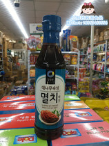  Korea Seungjeon Blue Fish Sauce 500g Blue bottle silverfish juice Korean Kimchi seasoning 9 4 expiration treatment