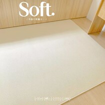 Day-Style Pure Color Rice White Photo Live Carpet Ground Mat Bedside Blanket Living Room Bedroom Ins wind Girl Custom Silence