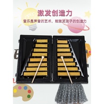 Ding Dong Xiao Zhongqin kindergarten beginner 16-tone tape shelf send piano hammer teaching material early teaching instrument portable