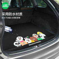 Car tail pad cartoon custom Highlander BMW mini Teana Volkswagen Lavida ideal one trunk pad