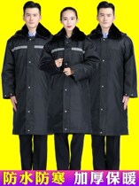 Security Cotton Clothing Thickened Winter Clothing Short Work Clothes Cotton Clothing Property Multifunction Anti-Chill Clothing School Door Guard Cotton Coat