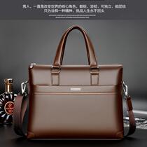 Treasure Chic Kangaroo Mens Bag Business Men Handbag Briefcase Male single shoulder bag Inclined Satchel Bag of Bull Leather Bag computer bag
