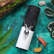 Tea separation intelligent thermos cup male students 304 stainless steel water cup female portable high-grade cute tea cup