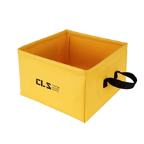 Square fishing bucket outdoor foldable water basin square fishing bucket mountaineering camping self driving bucket travel folding bucket