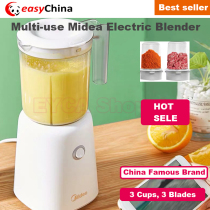 1-3 Cups Midea Electric Blender Jucer For Fruit Meat Nuts
