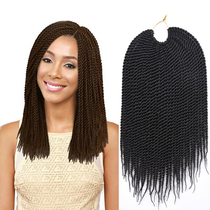 Senegal Synthetic Twist Crochet Braids Hair dirty braid wig 14inch